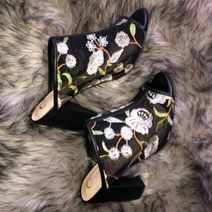 Comfort Floral Heels